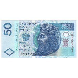 Poland, 50 zloty, 1994, YD series - replacement series
