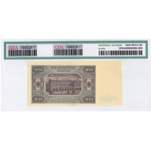 Polska, 20 złotych 1948, seria GZ