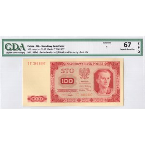 Polen, 100 Zloty 1948, Serie IT