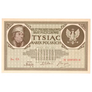 Poland, Second Republic, 1000 Polish marks 1919, Ser. ZS