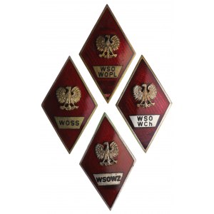Polonia, PRL Donne laureate - set di 4 pezzi