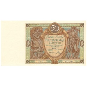 Polska, 50 złotych 1929, seria EC