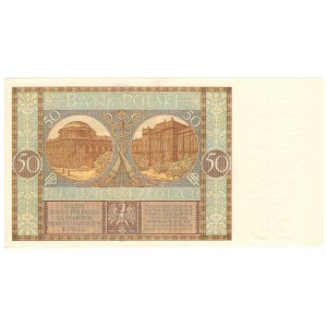 Polska, 50 złotych 1929, seria EC