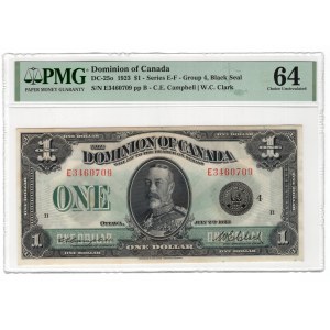 Kanada, 1 dolar 1923, seria B - Campbell & Clark