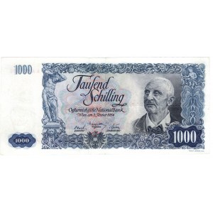 Austria, 1000 schilling 1954 - bardzo rzadki
