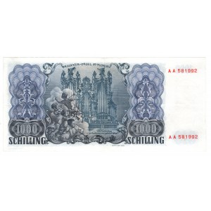 Austria, 1000 schilling 1954 - bardzo rzadki
