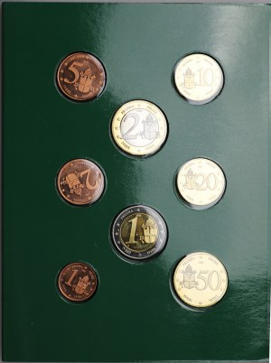 Vatican, Euro coin proof set, John Paul II - prooflike, 2005