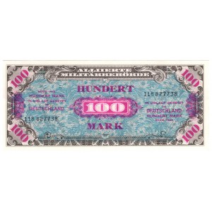 Germany, Allied occupation money, 100 marks 1944