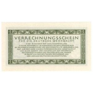 Niemcy, Wermacht, bon na 1 markę 1944