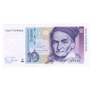 Germany, 10 marks 1989, YA series - replacement, rare