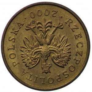 Polska, III RP, 2 grosze 2000 - odwrotka