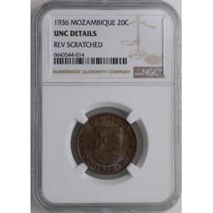 Mozambico, 20 centesimi 1936