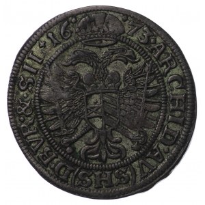 Śląsk, Leopold I, Wrocław, 6 krajcarów 1673