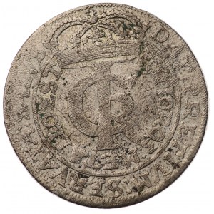 Polska, Jan Kazmiemirz, tymf 1663 AT, Lwów, podwójne obwódki tarcz herbowych