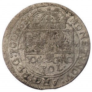 Polska, Jan Kazmiemirz, tymf 1663 AT, Lwów, podwójne obwódki tarcz herbowych
