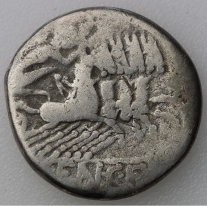 Republika Rzymska, M. Fannius, Denar 123 p.n.e.