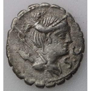 Republika Rzymska, Ti. Claudius Nero, Denar serratus 79 pne