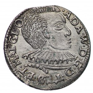 Księstwo Cieszyńskie, Adam Wacław, Trojak 1592, Cieszyn, rzadki i piękny