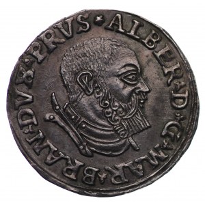 Prusy, Albrecht Hohenzollern, Trojak Królewiec 1535 - PIĘKNY