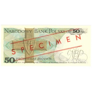 Polska, PRL, 50 złotych 1975, WZÓR - No 1373*, seria A 0000000