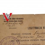 Legitimation of Officers Polish Army 1918 ! Signature of General RZADK