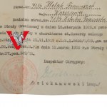 Border Guard transfer to Customs Office 1929 signature Karol Dziekanowski
