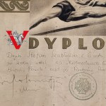 ZHP Hufiec Powiśle Warsaw 1938 Diploma for Scouting Competition very large