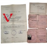 13 DAK set of documents after a POW veteran of the September Campaign