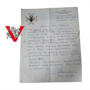 Union of Horse Artillerymen Abroad Letter from the President of the Union to Professor