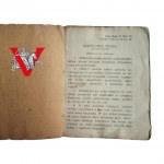 Polskie Siły Zbrojne na Zachodzie Legitymacja Książeczka Żołdu , w armii od 1940