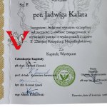NARODOWE SIŁY ZBROJNE Wyklęci Dyplom Wyróżniający dla Pani Porucznik Weteranki