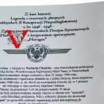 NARODOWE SIŁY ZBROJNE Wyklęci Dyplom Wyróżniający dla Pani Porucznik Weteranki