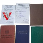 ZWZ AK Zbiór Legitymacji Tajne Nauczanie Komplety Zesłaniec na Syberię