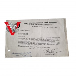 Powstanie Warszawskie AK odmowa nadania Virtuti Militari Londyn podpis oficera Komendy Głównej