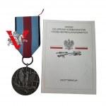 Powstanie Warszawskie Medal Pro Memoria Legitymacja Opaska Kombatancka pluton Mieczyków Konfederacja Narodu