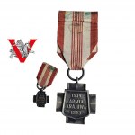 Cross of the Home Army with Legitimation and Miniature Kraśnik circuit London granting
