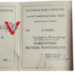 Powstanie Warszawskie Warszawski Krzyż Powstańczy nadanie Pośmiertnie Podchorąży batalion Oaza