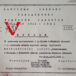 Legiony Polskie Dyplom Nadania Odznaki Więźniów Ideowych 1914-1921