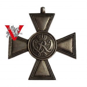 Niemcy Prusy Cesarstwo Krzyż Honorowy 1 Klasy Srebro Militär-Ehrenzeichen RZADKOŚĆ