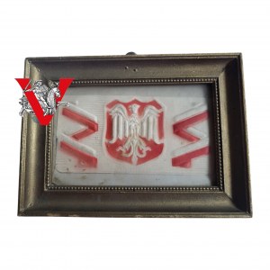 Eagle frame, a beautiful patriot from exile