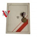 Urząd Bezpieczeństwa Czeszka Kobieta Medal Zwycięstwa i Wolności miniatura Legitymacja CIEKAWOSTKA