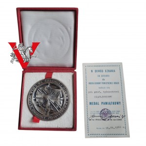 Medal for Meritorious Service to the OPL Forces Colonel Legitimation Signature of two Generals.