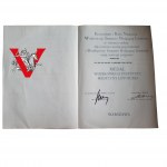 Military Institute of Aviation Medicine Medal Award Diploma for Col.