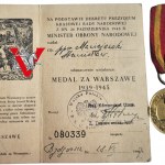 Medal za Warszawę 1947 r Oficer