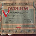 Dyplom I miejsca Szermierki na Bagnety 1956 159 Pułk Artylerii Ciężkiej