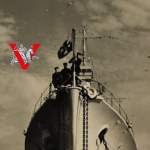 Navy The bow of a Polish Destroyer with a Bandera Amazing Shot