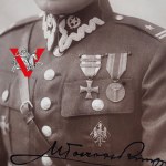 Major Młoszewski Cross of Valour Badge 5th Polish Rifle Division Lecturer at Officer School AUTOGRAPH