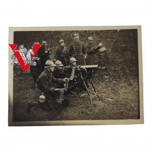 Heavy Machine Gun Shooting Service Adrian helmets 1920s