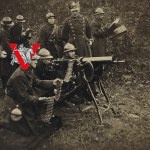 Heavy Machine Gun Shooting Service Adrian helmets 1920s