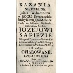 Adam Abramowicz, Pamokslai vyskupui Sapiegai, 1753